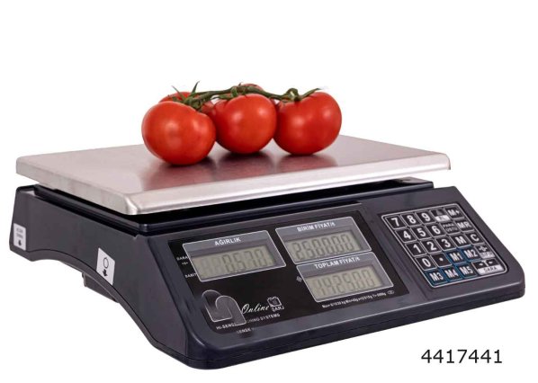 TERAZİ-CEO ONLINE 15- 30 KG FİYAT HESAPLAMALI 2 GR